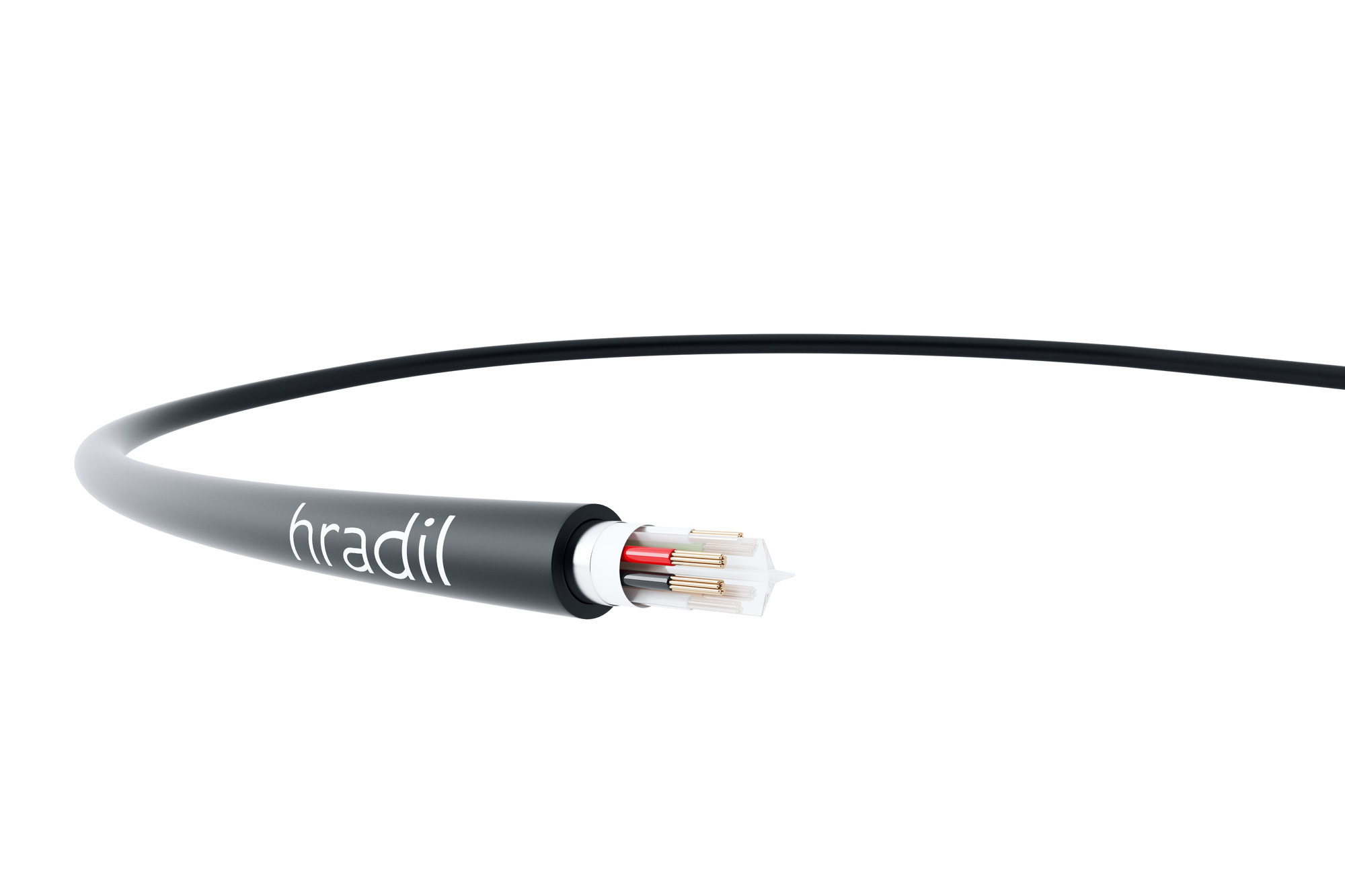 HRADIL High-performance hybrid cable for Ethernet and power transmission