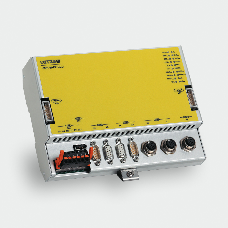 LION SafeCCU controls safe and non-safe functions up to SIL2 in parallel in a single device